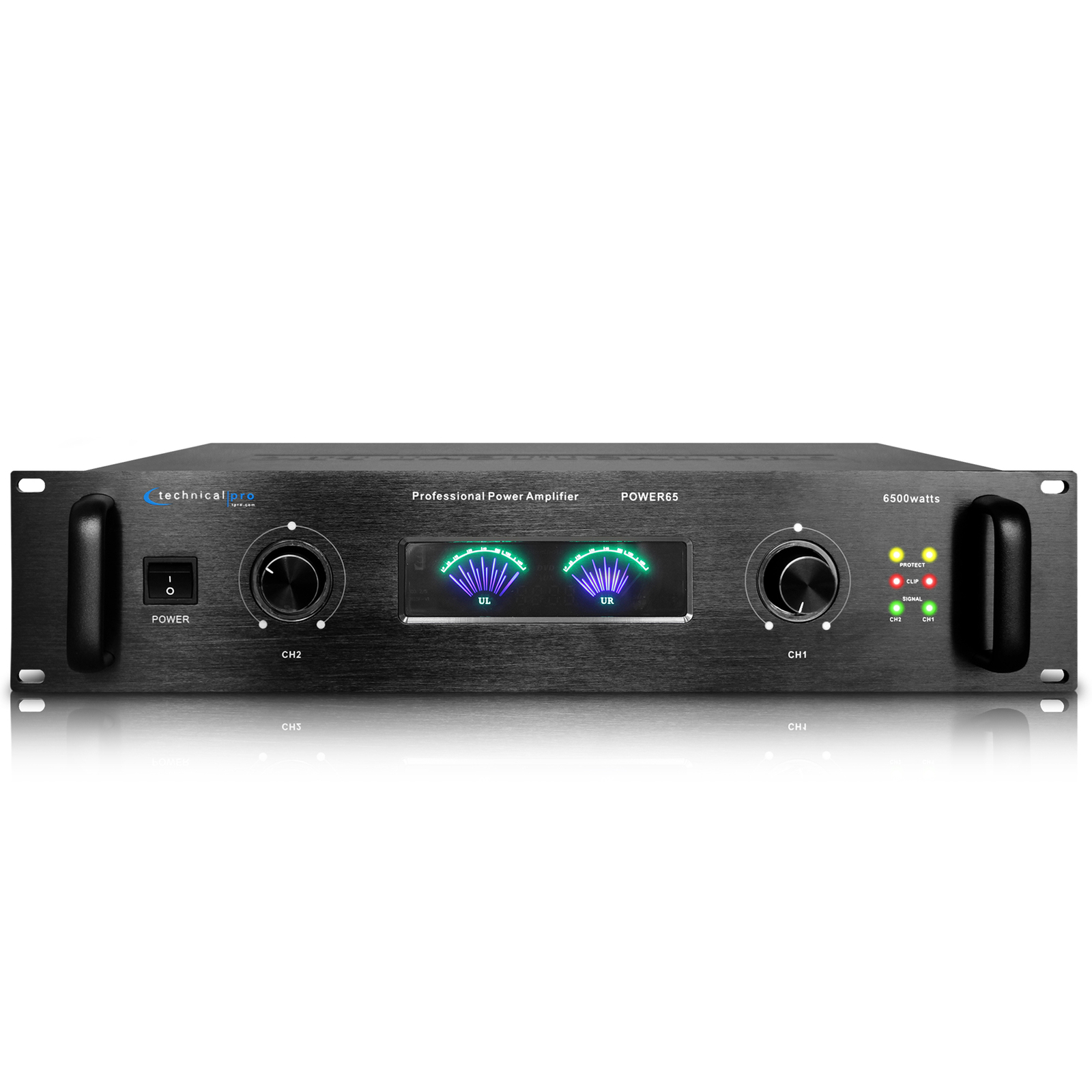 TPro 6000 Watts 2-Channel Digital Stereo Power Amplifier for Home Speaker System
