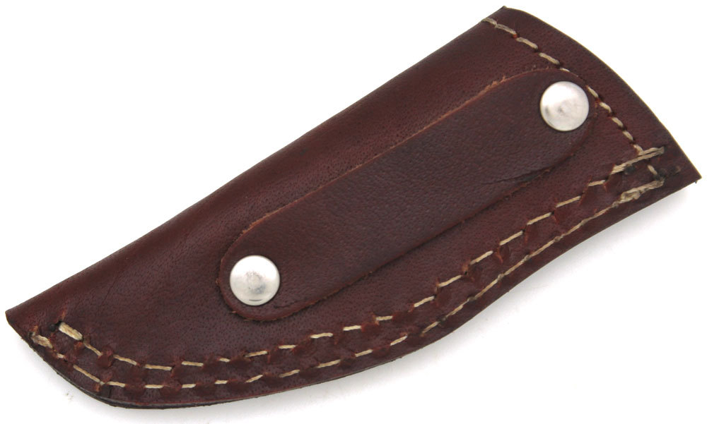 Wild Turkey Handmade Full Tang Real File Skinner Knife w/ Leather Sheath