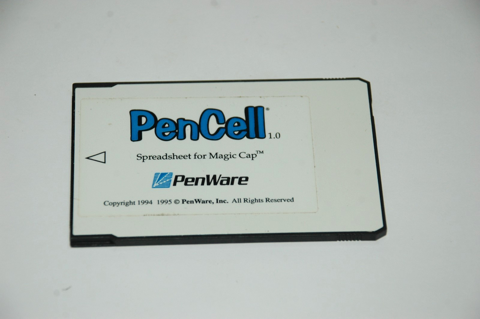 PenWare PenCell Spreadsheet For Magic Cap OS PCMCIA Card 1995 RARE  (UD1bx)