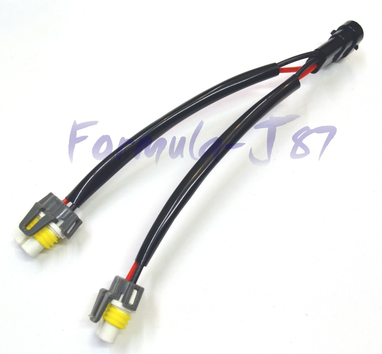 Splitter Wire Ceramic C 880 H27 Two Harness Fog Light Socket Plug Connector Lamp
