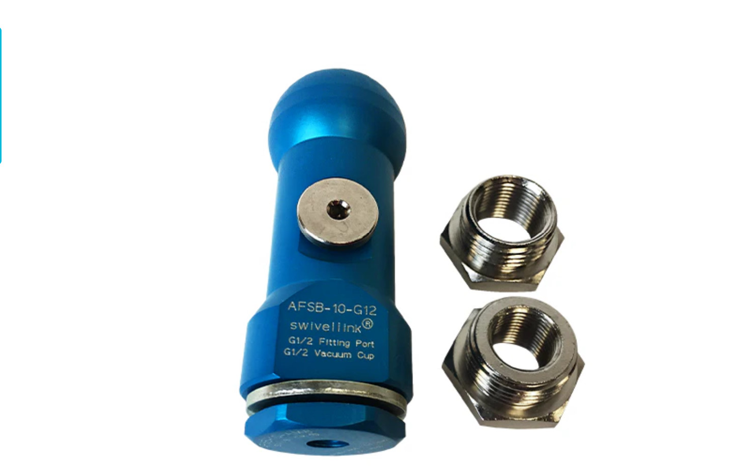 Swivellink Robot AFSB-10-V Vacuum Adaptor W/ 8mm To G1/2 Fittings *NEW*