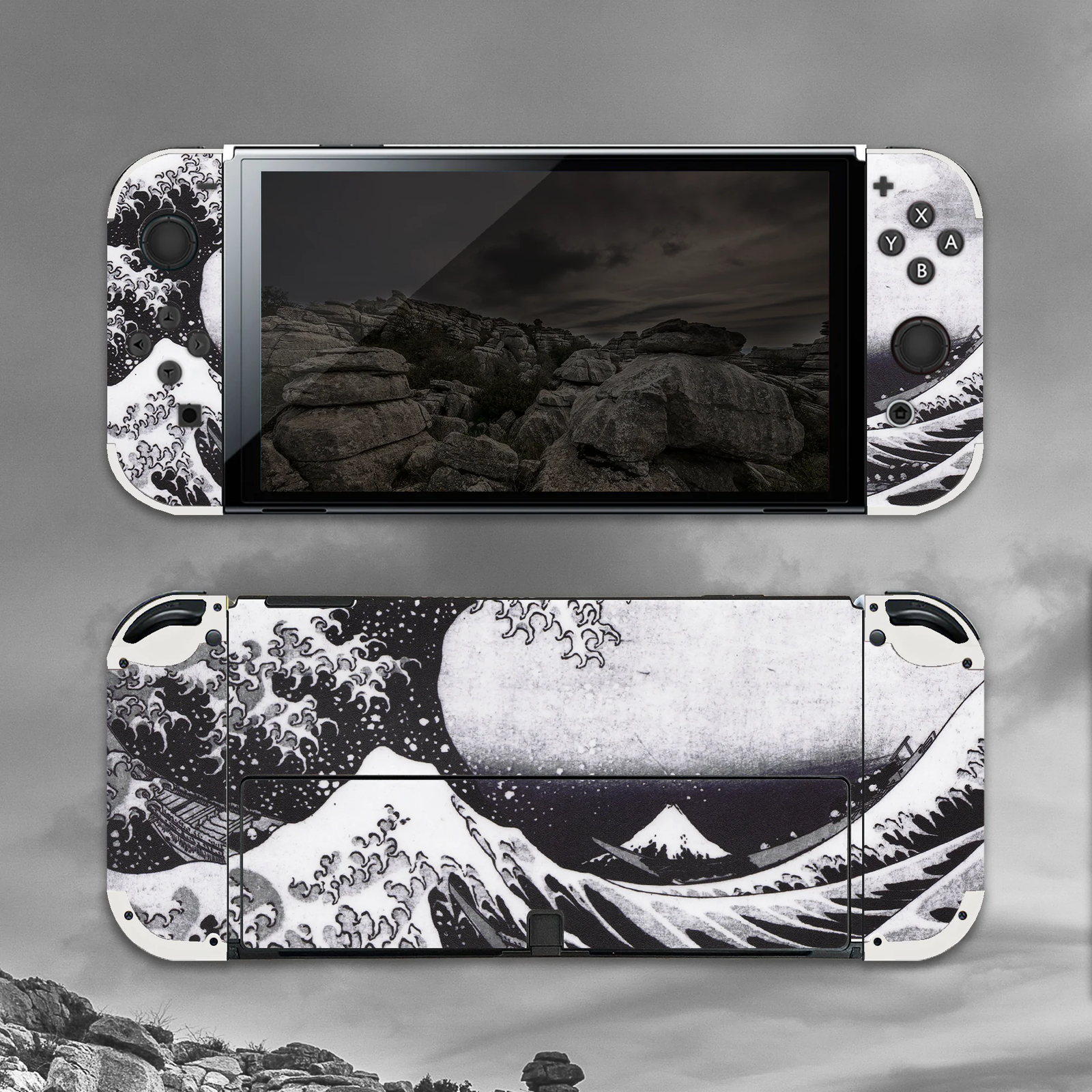 Wave Skin - Japanese Nintendo Switch Lite OLED Wrap