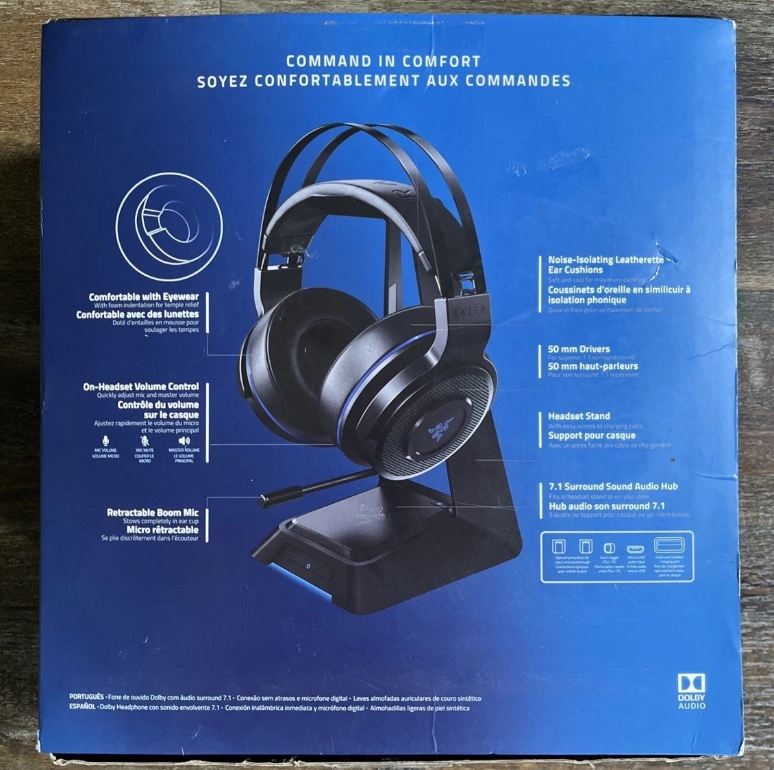Razer Thresher Ultimate 7.1ch Dolby PS4 Wireless Gaming Headset