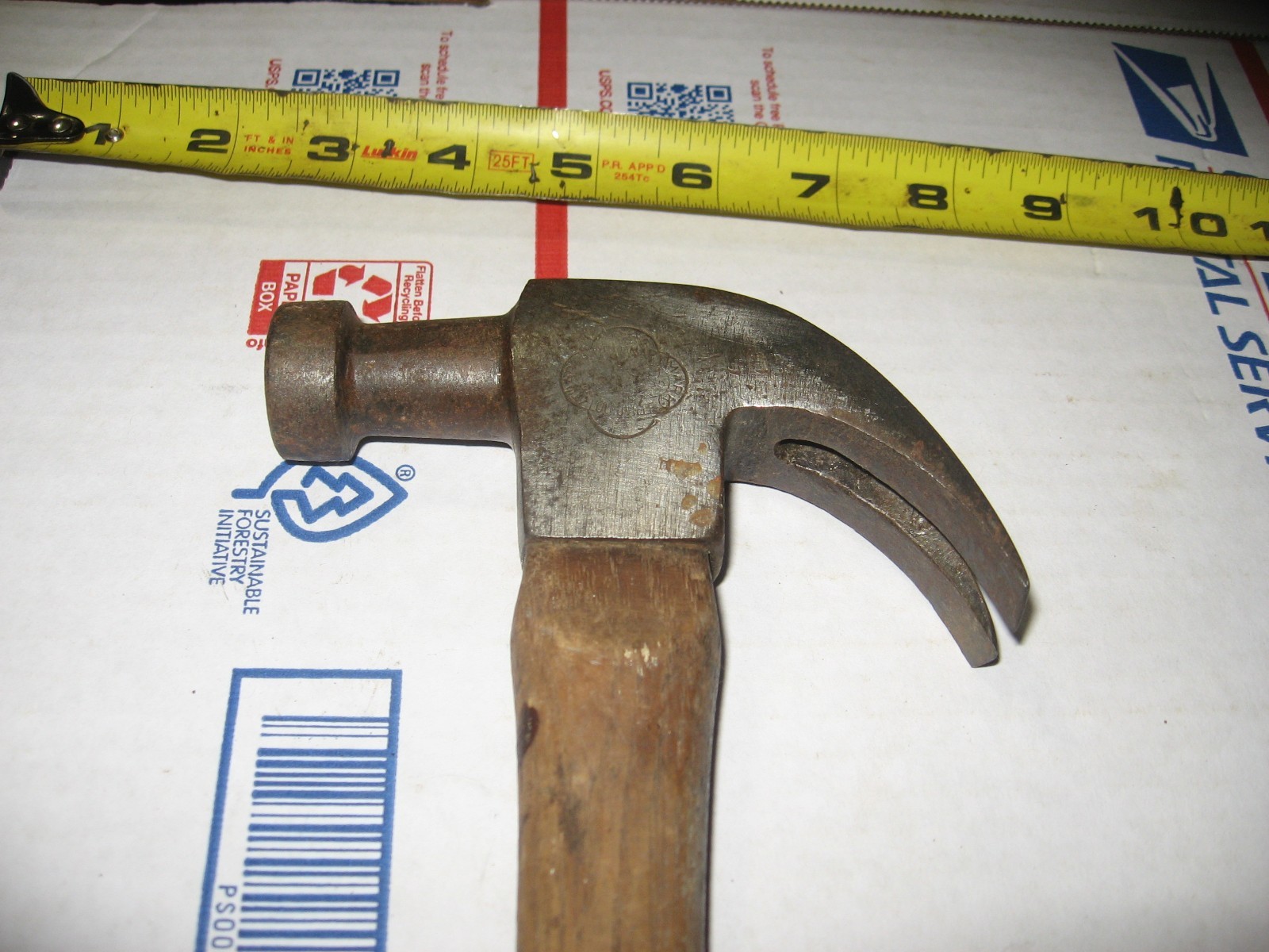OLD HAMMER BELKNAP HARDWARE BLUEGRASS HAMMER WITH ORIGINAL HANDLE