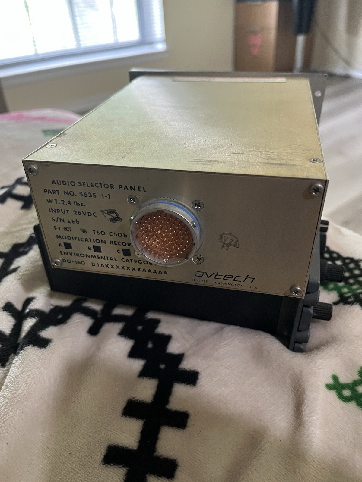 Avtech Audio Control Panel