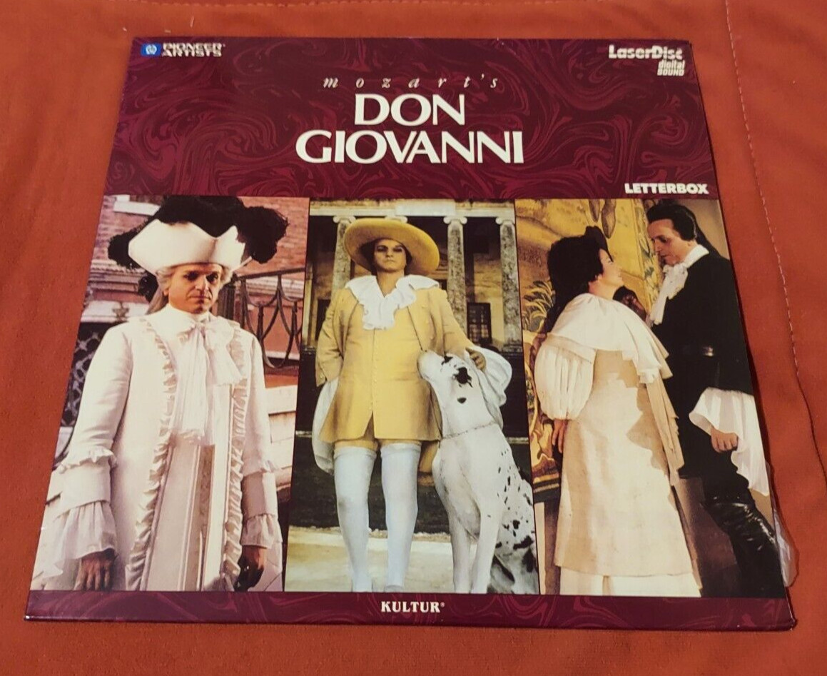 Mozart's: Don Giovanni - Film by Joseph Losey - Laserdisc - Letterbox Version
