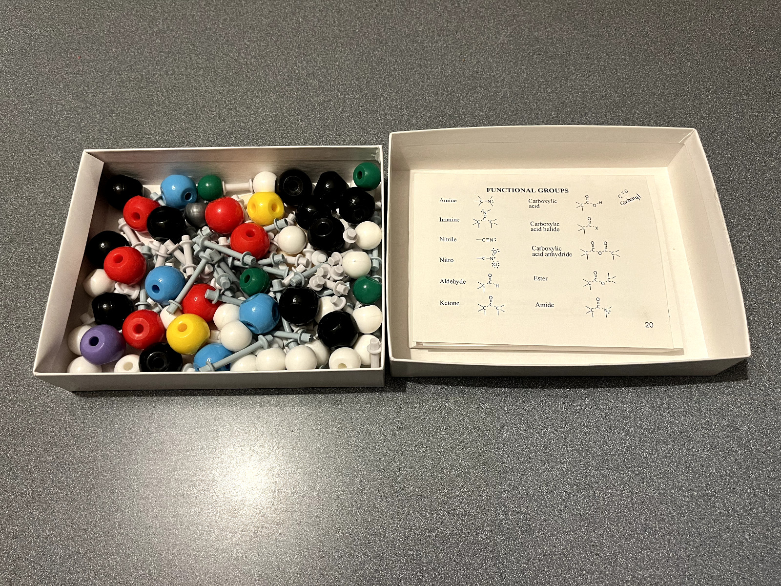 Molecular Model Kit for Chemistry and Organic Chemistry Andrus Educational