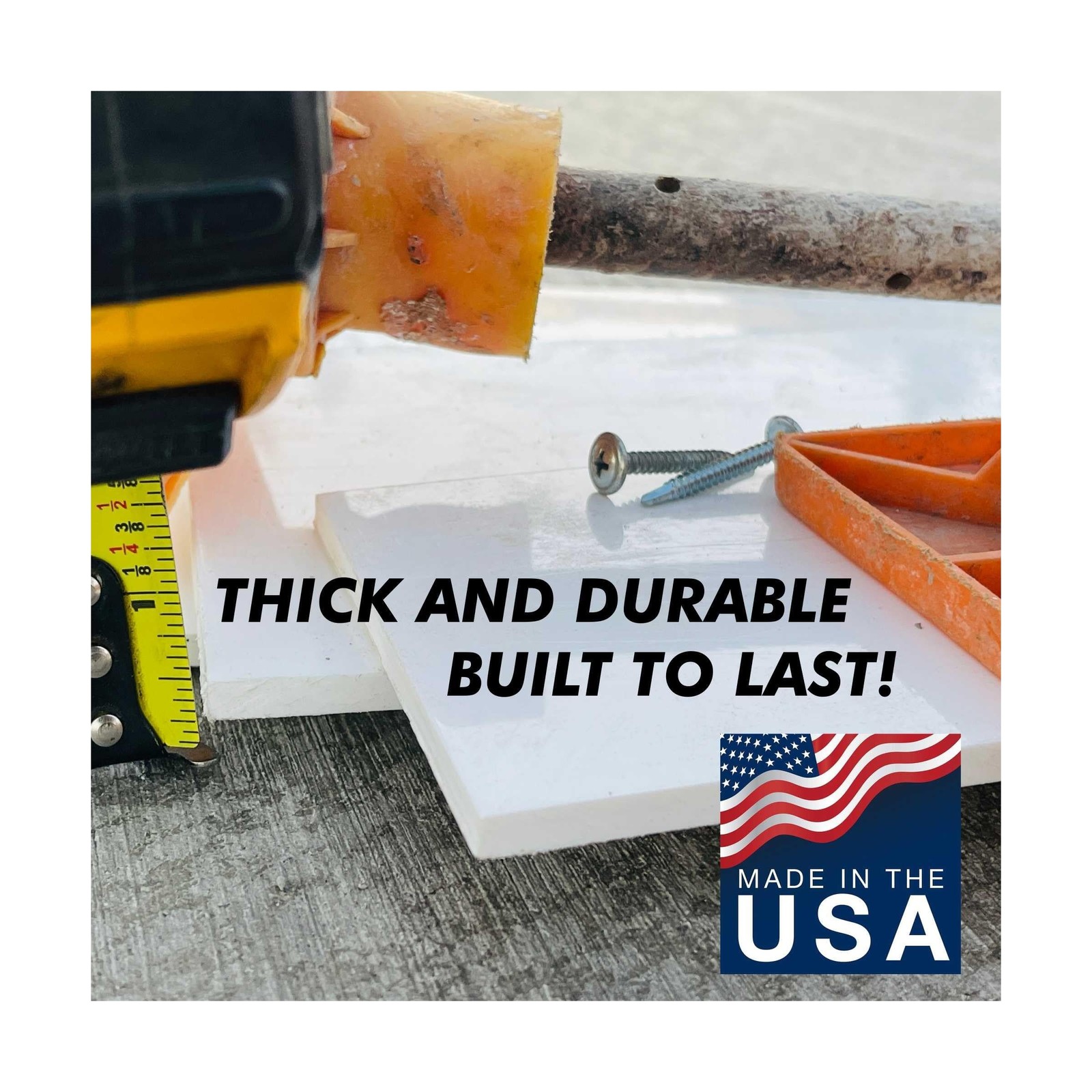 AUTUMN Plastic Flex Forms for Concrete Flatwork & Curbs - panel size 4" x 96"...
