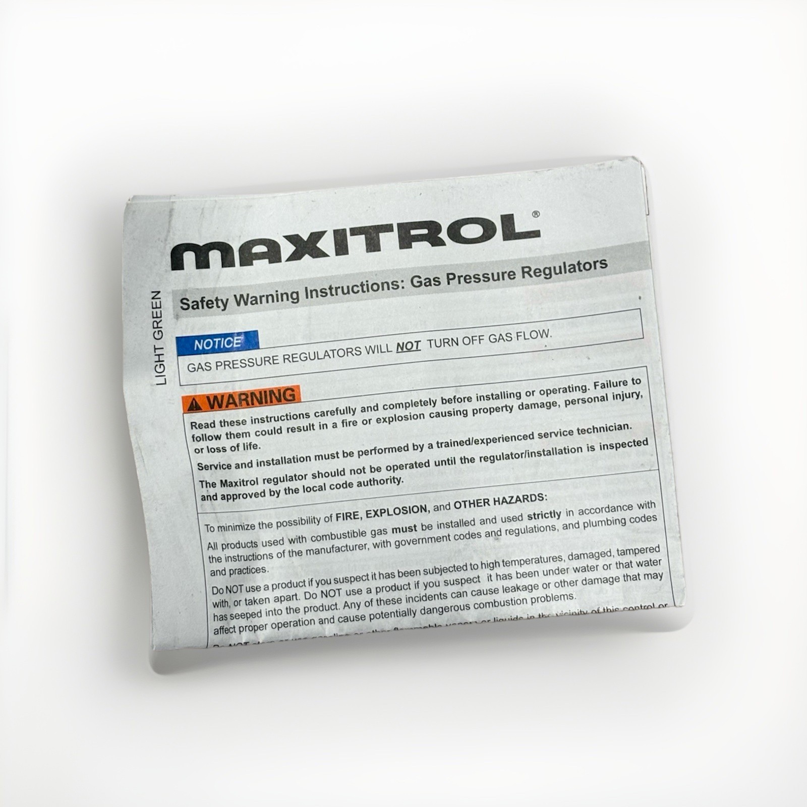 Maxitrol 325-5 Pressure Regulator 10 PSIG MAX