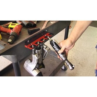 Lisle 5-Slot Locking Air Tool Holder