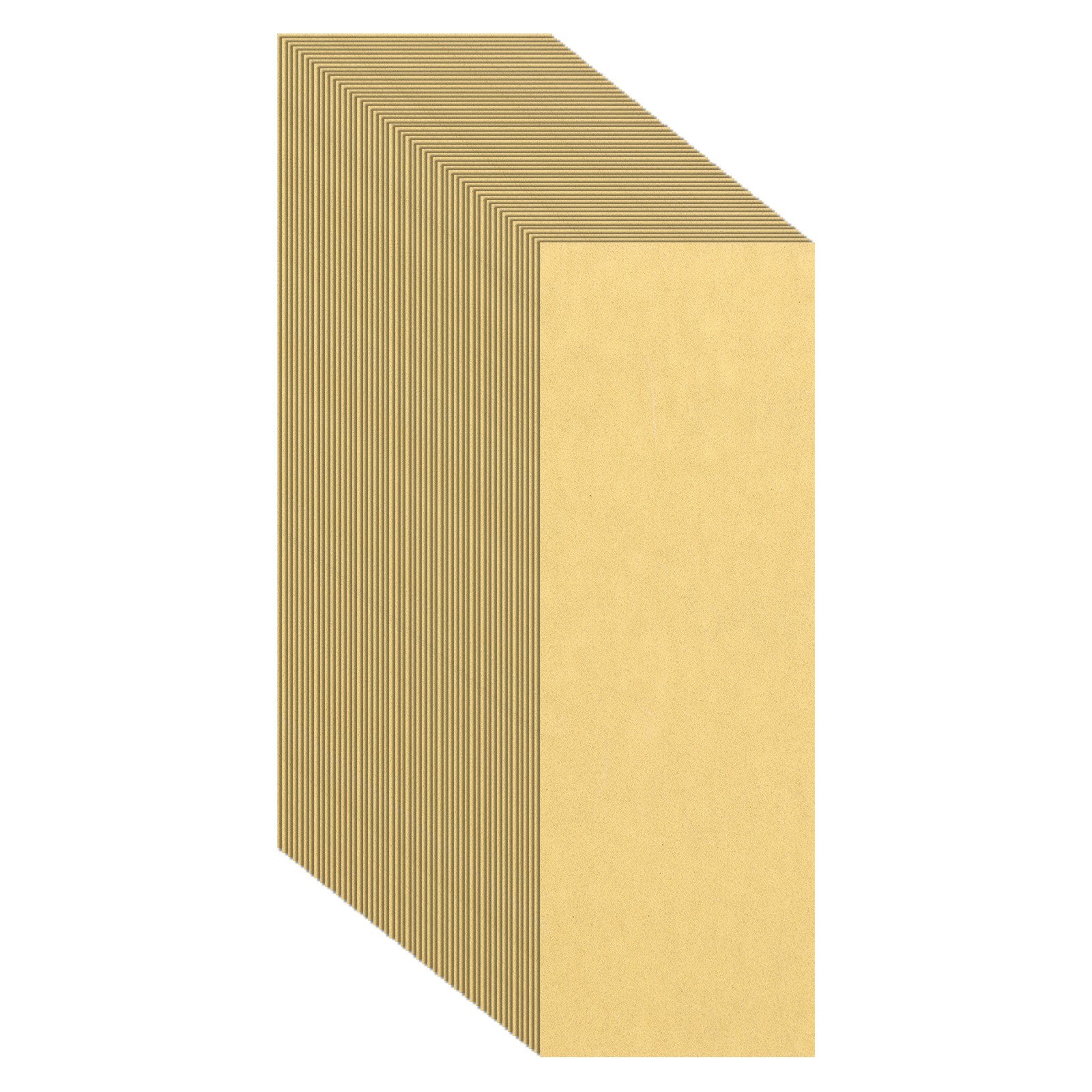 50 Pack 1.2" x 3.5" Sandpaper, 400 Grit Sand Papers for Wood Furniture Floor