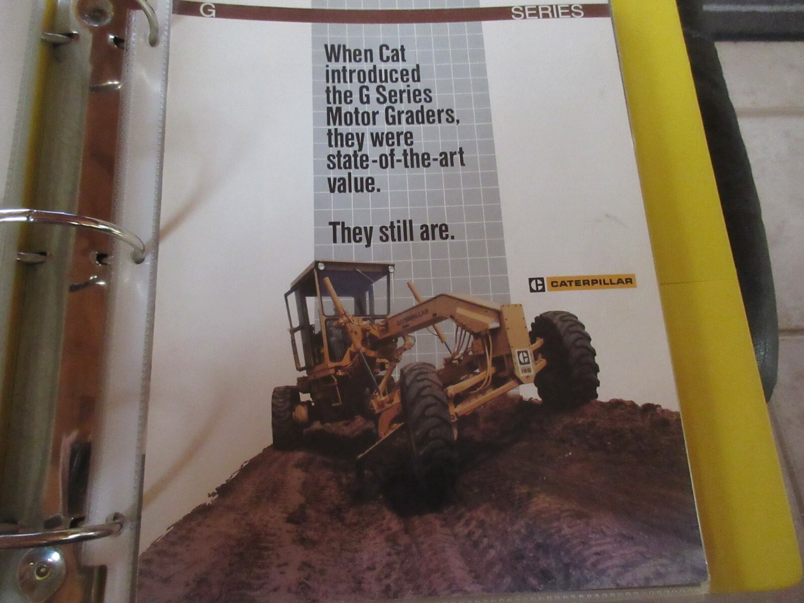 Caterpillar G Series Motor Grader Brochure 4 Page 120G thru 16G
