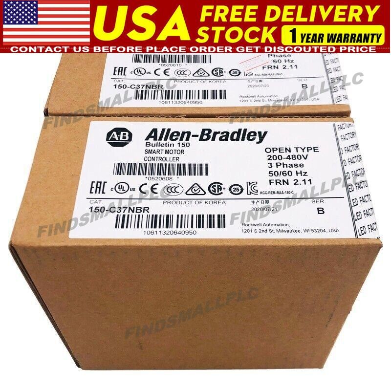 AB 150-C37NBR Smart Motor Controller 150C37NBR New Factory Sealed US Free Tax