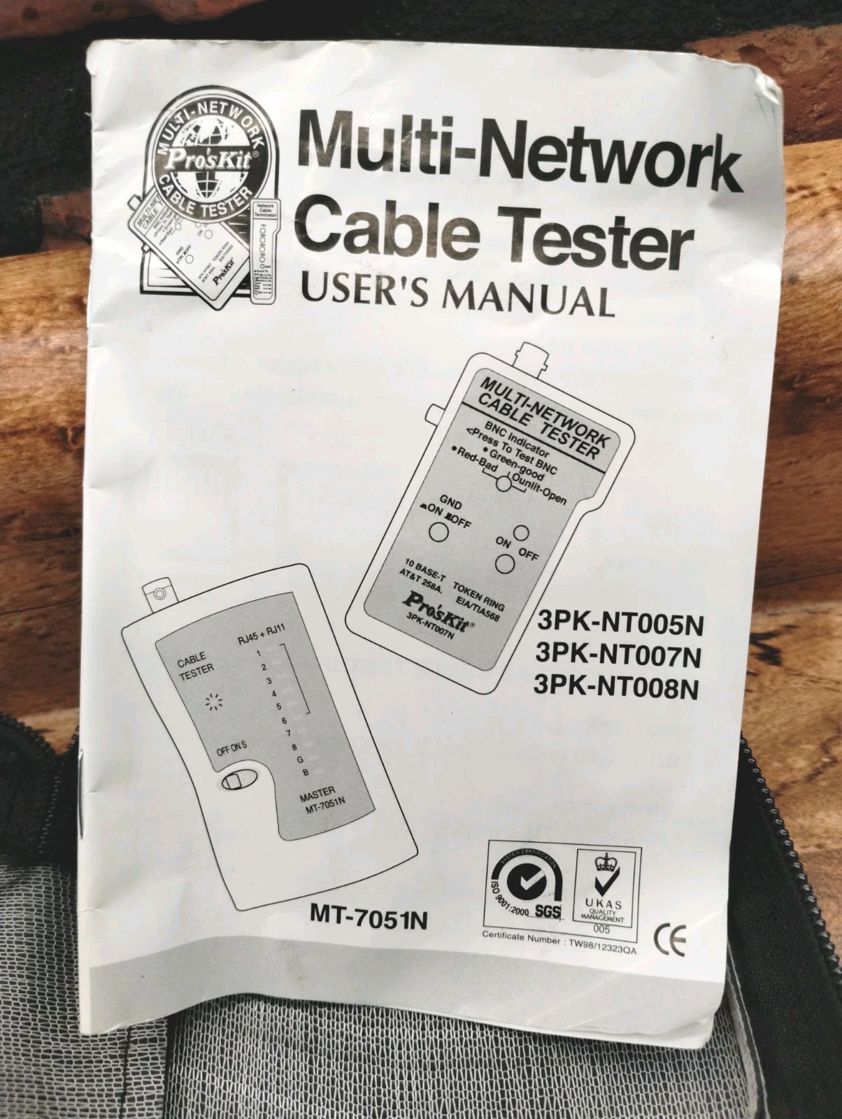 Pro's Kit Multi Network Cable Tester