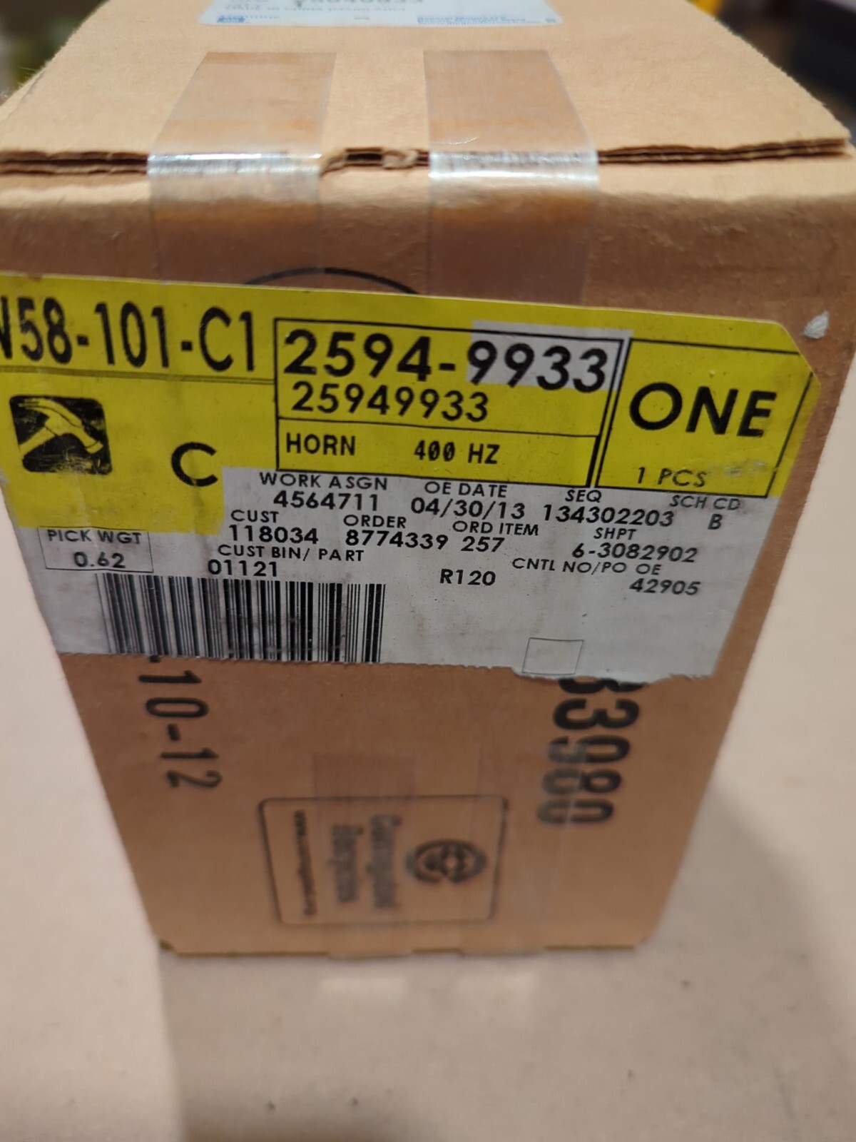 10-15 Chevrolet Equinox Terrain GMC New OEM GM NOS Low Tone Horn Signal 25949933
