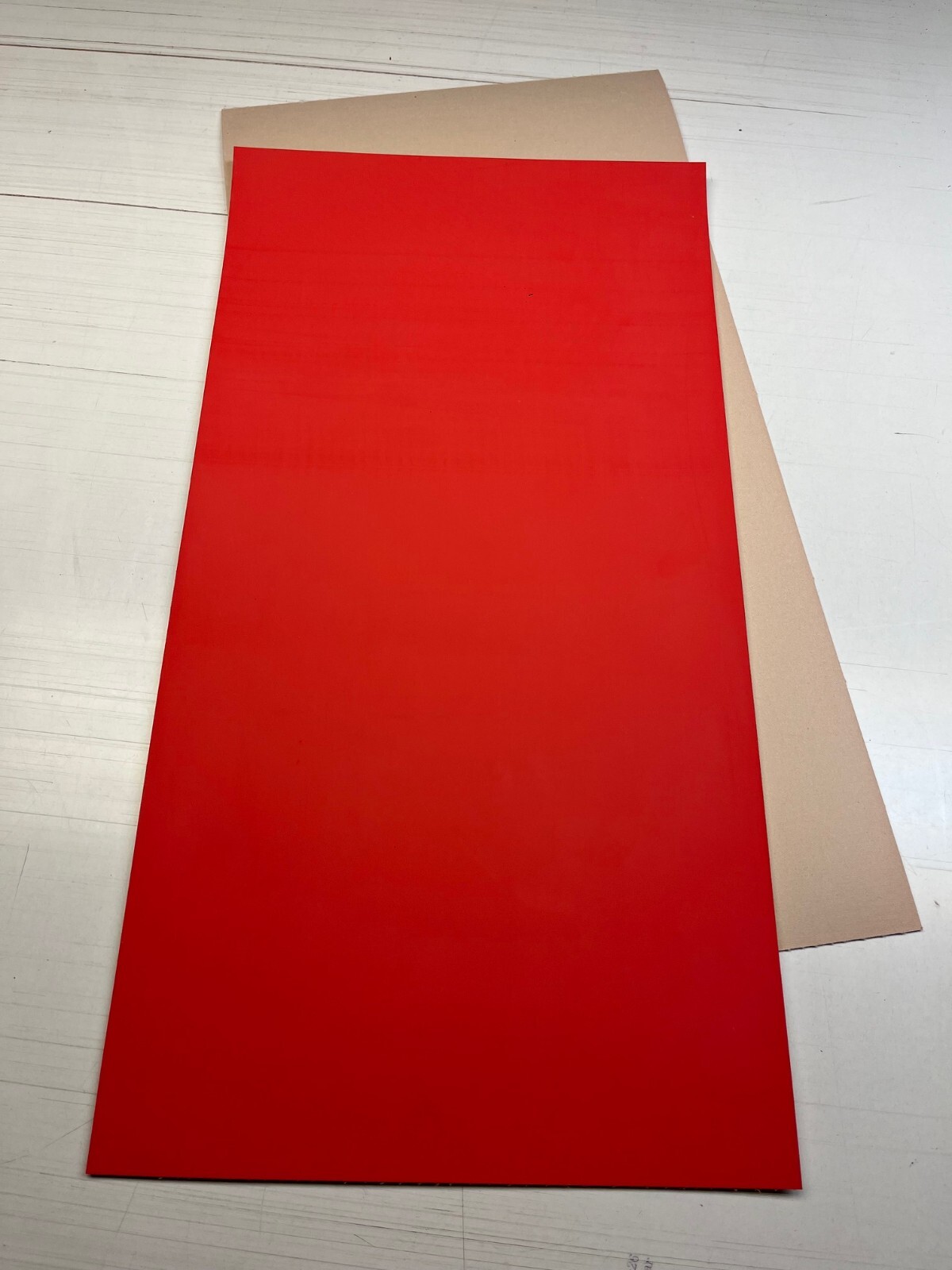 6 Piece Lot, Red 4-ply UV Printing Blankets Made in Italy NEW 24" x 13.5" Each