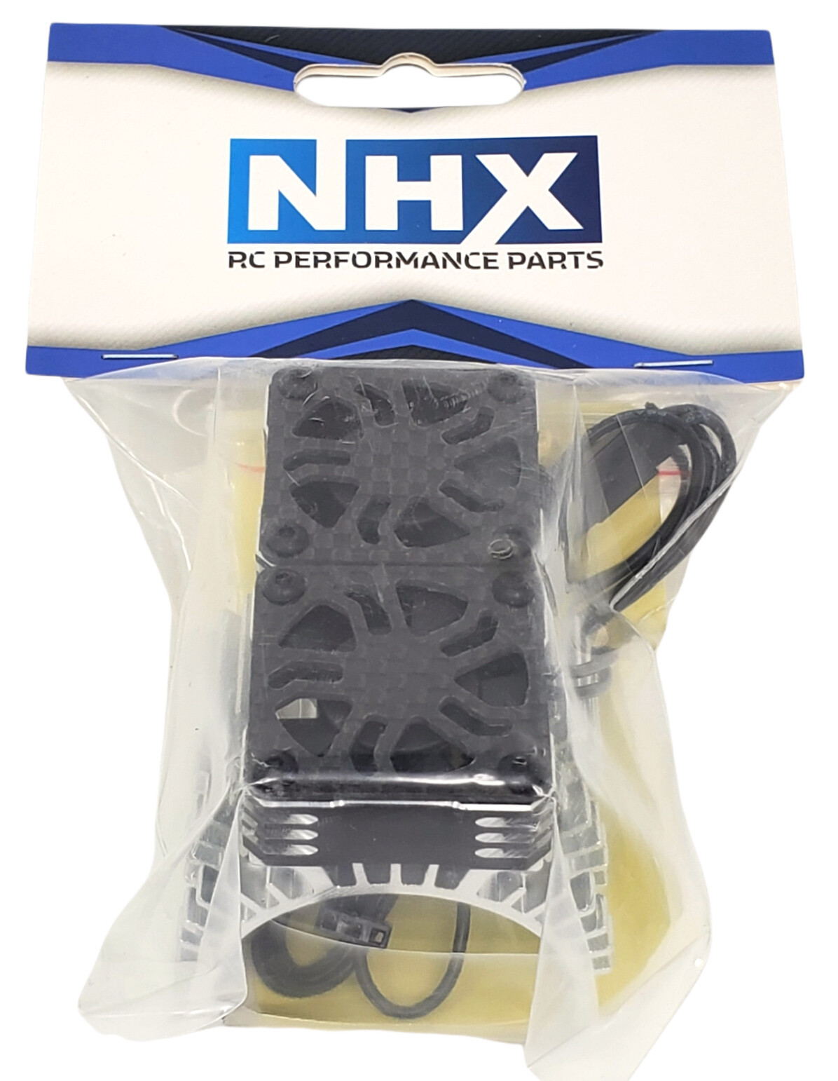 NEW NHX 1/8 Dual Alum HV Cooling Fan w/Cover and Heatsink Silver FREE US SHIP
