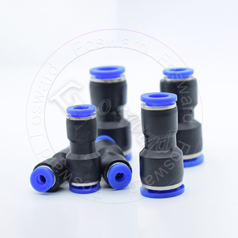 Nylon Pneumatic Straight Hose Tube Reducing Inline Push Fit Connector Air Line