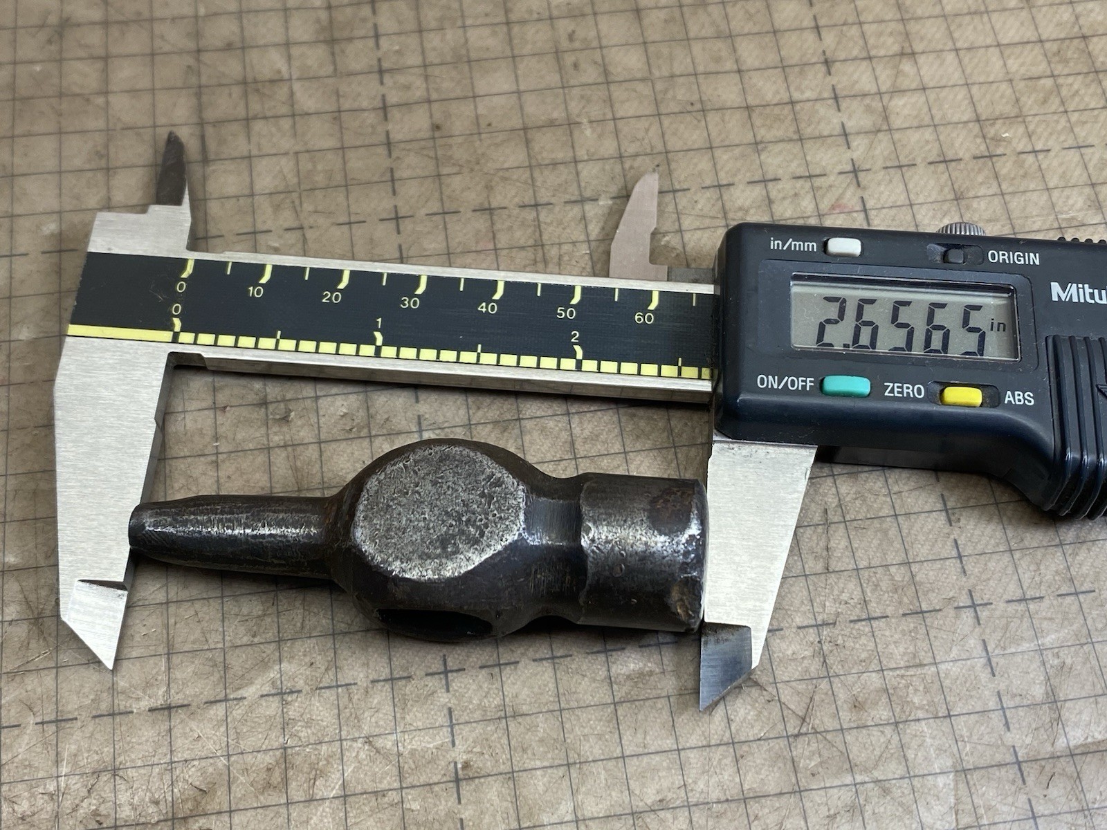 Antique D. Maydole Small Punch Hammer HEAD 3 oz. Blacksmith Forge Gunsmith Tool
