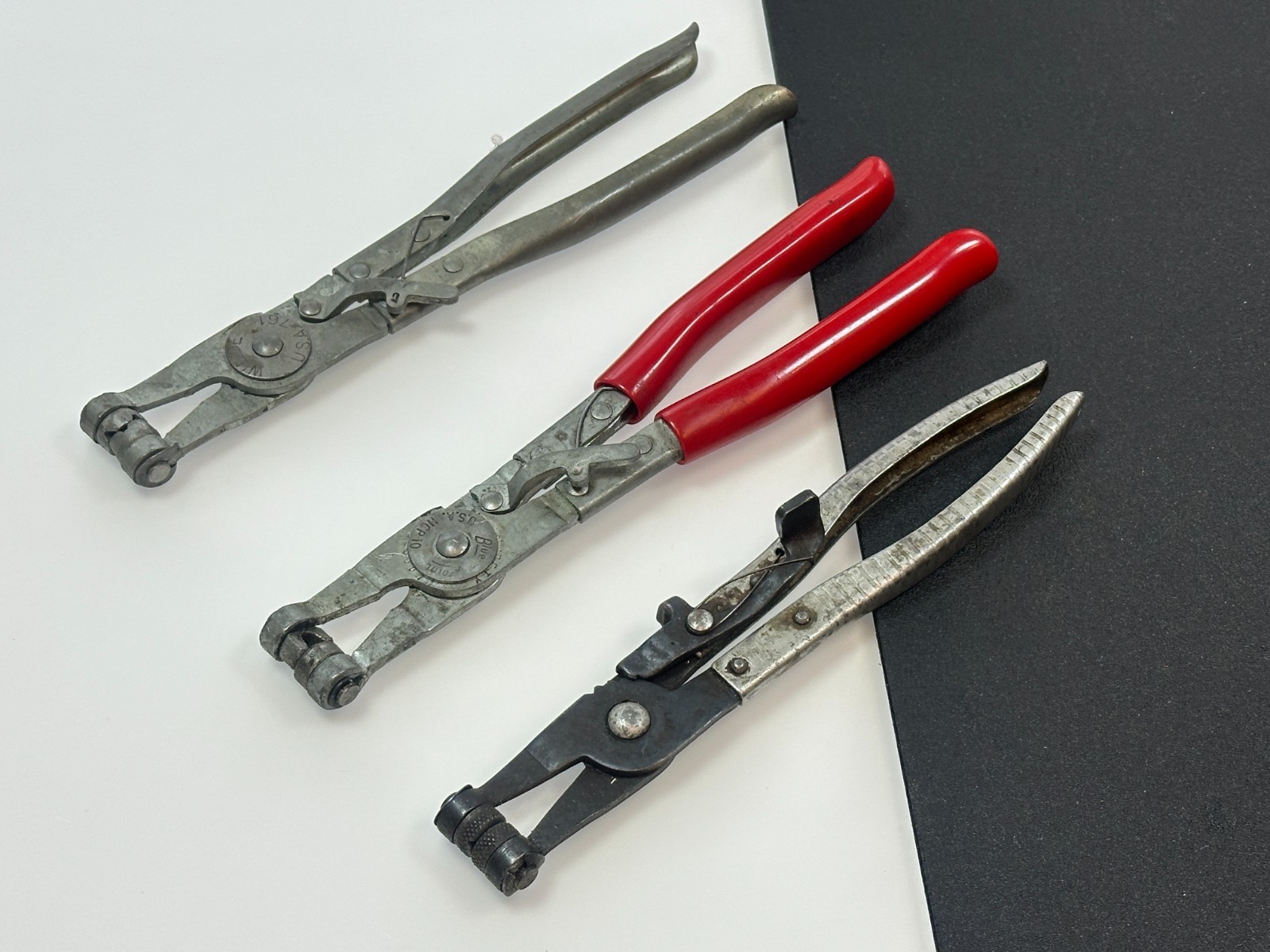 Blue-Point Tools HCP10 9" Hose Clamp Pliers w/ KD 429 & Wilde USA Hose Clamps