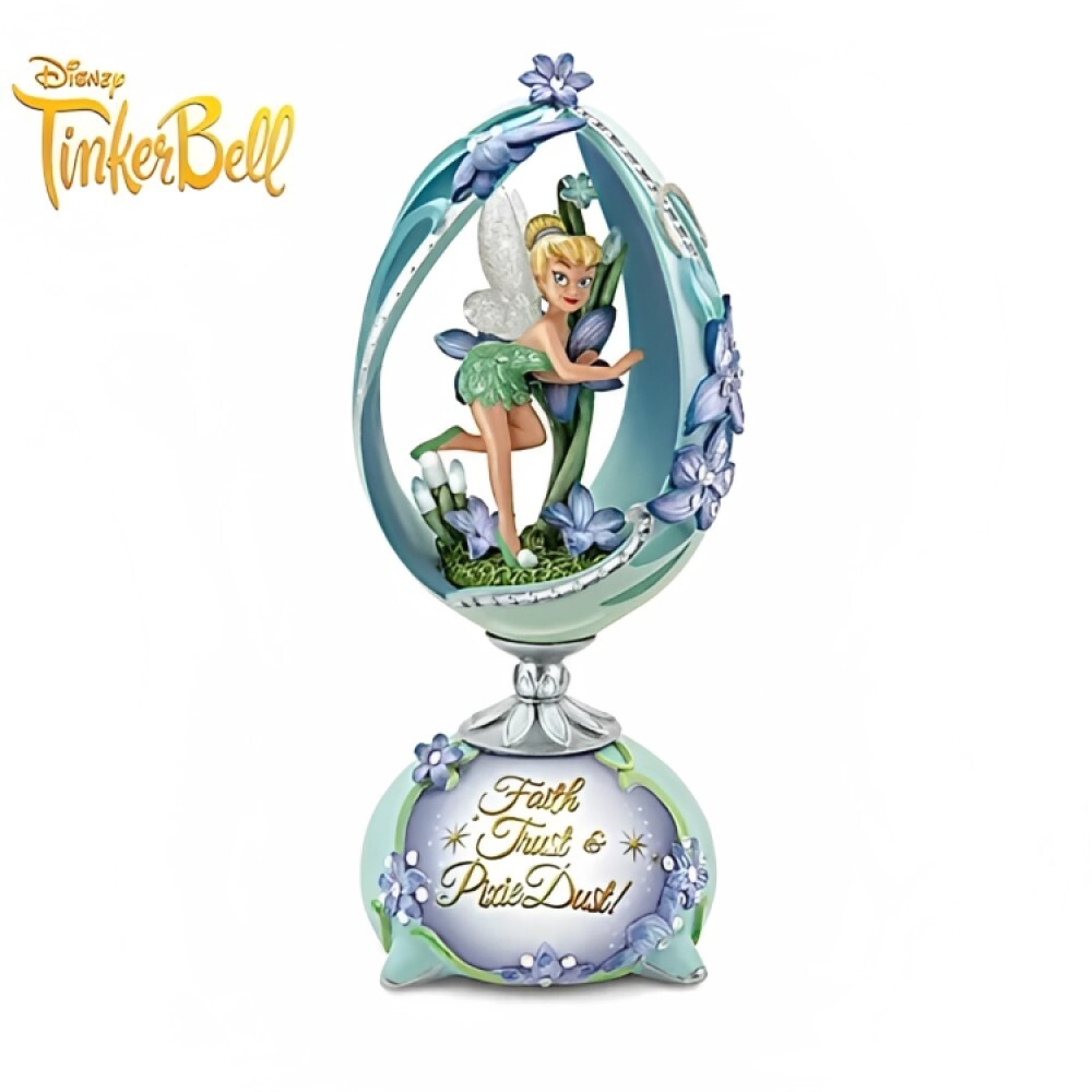 Disney Tinker Bell Faith Trust and Pixie Dust Fabergé-Style Figurine 7-inches