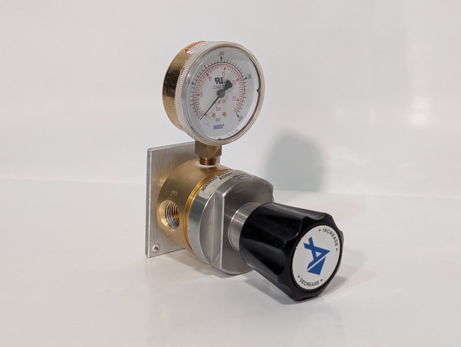 Wika 400 psi Gas Regulator