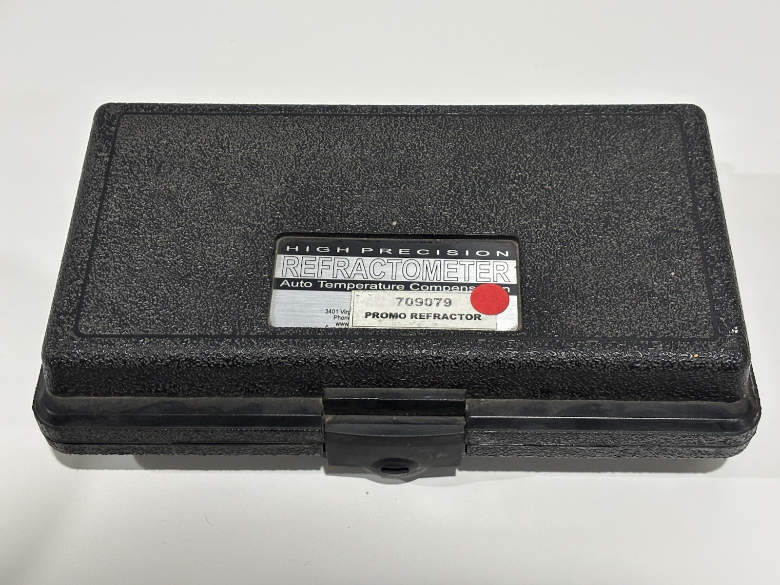 Misco BRX15 High Precision Refractometer w/ Case & Tubes
