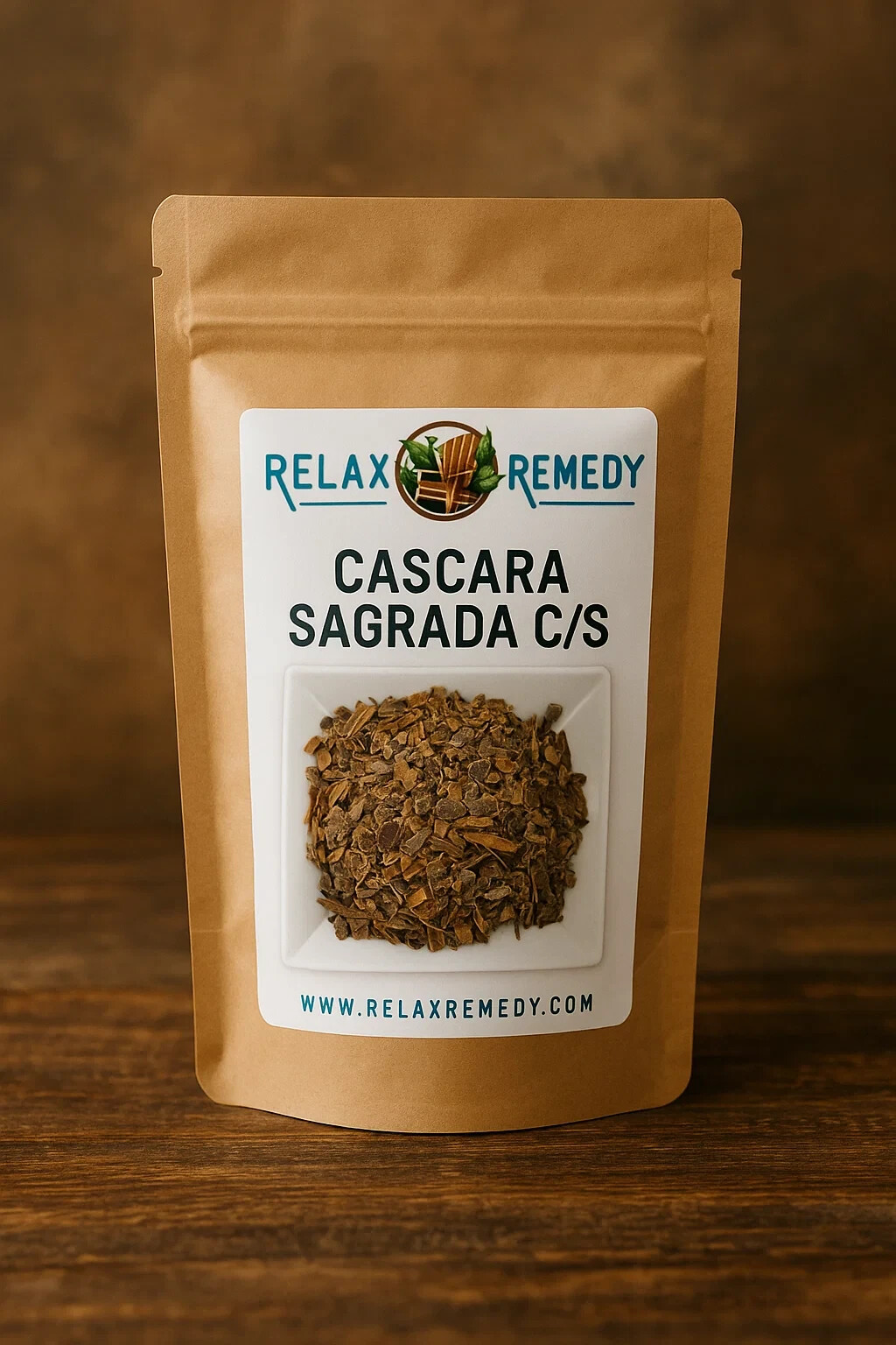 Cascara Sagrada C/S 100% Pure, Non-GMO Rhamnus Purshiana, Digestive Support Herb