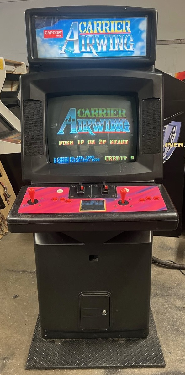 CARRIER AIR WING ARCADE by CAPCOM 1990 (Excellent Condition)
