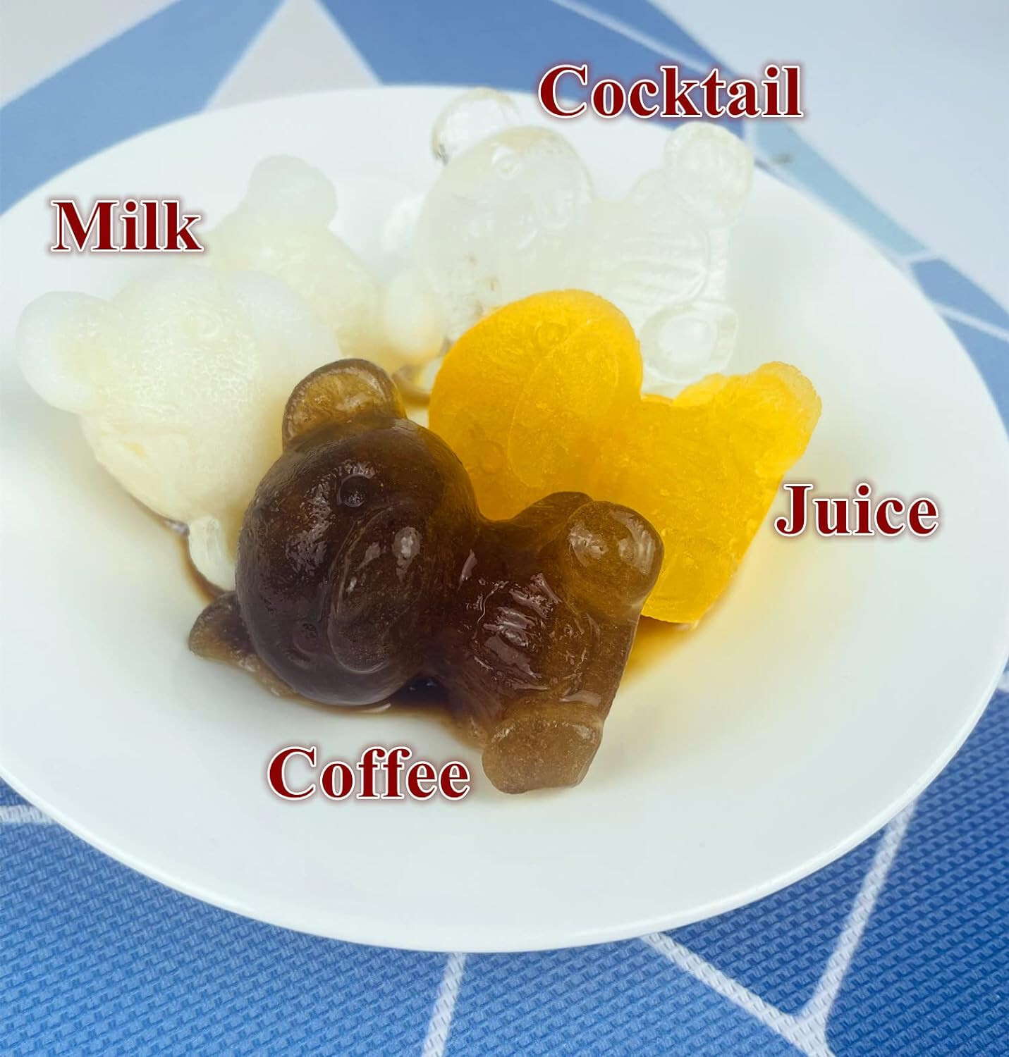 Bear Ice Cube, Animal Ice Mold, Bear Shaped Ice Cube Mold, 3D Ice Cube Make US