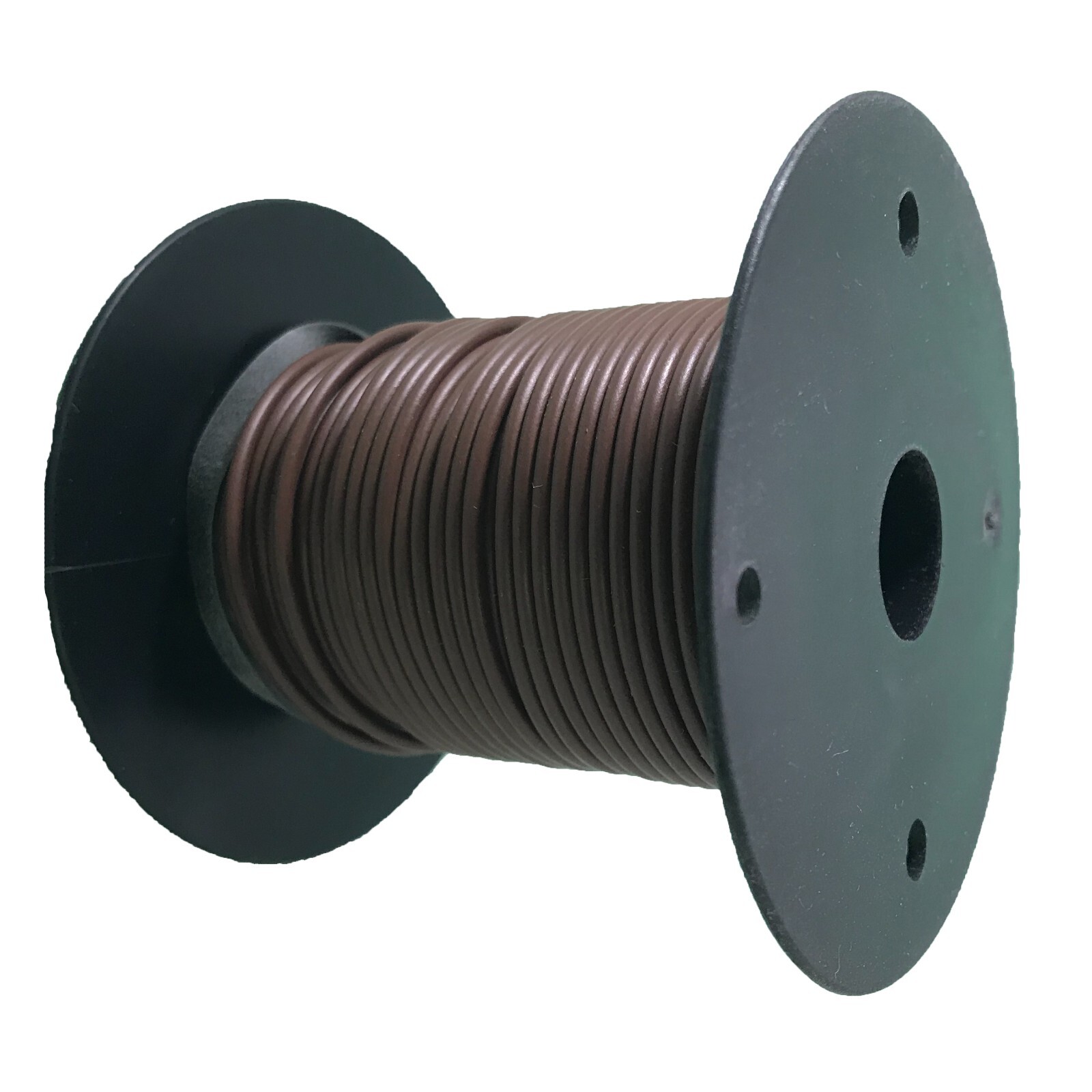 Brown 16 AWG Gauge Primary AWG Wire 100' FT Stranded Copper - Made In USA