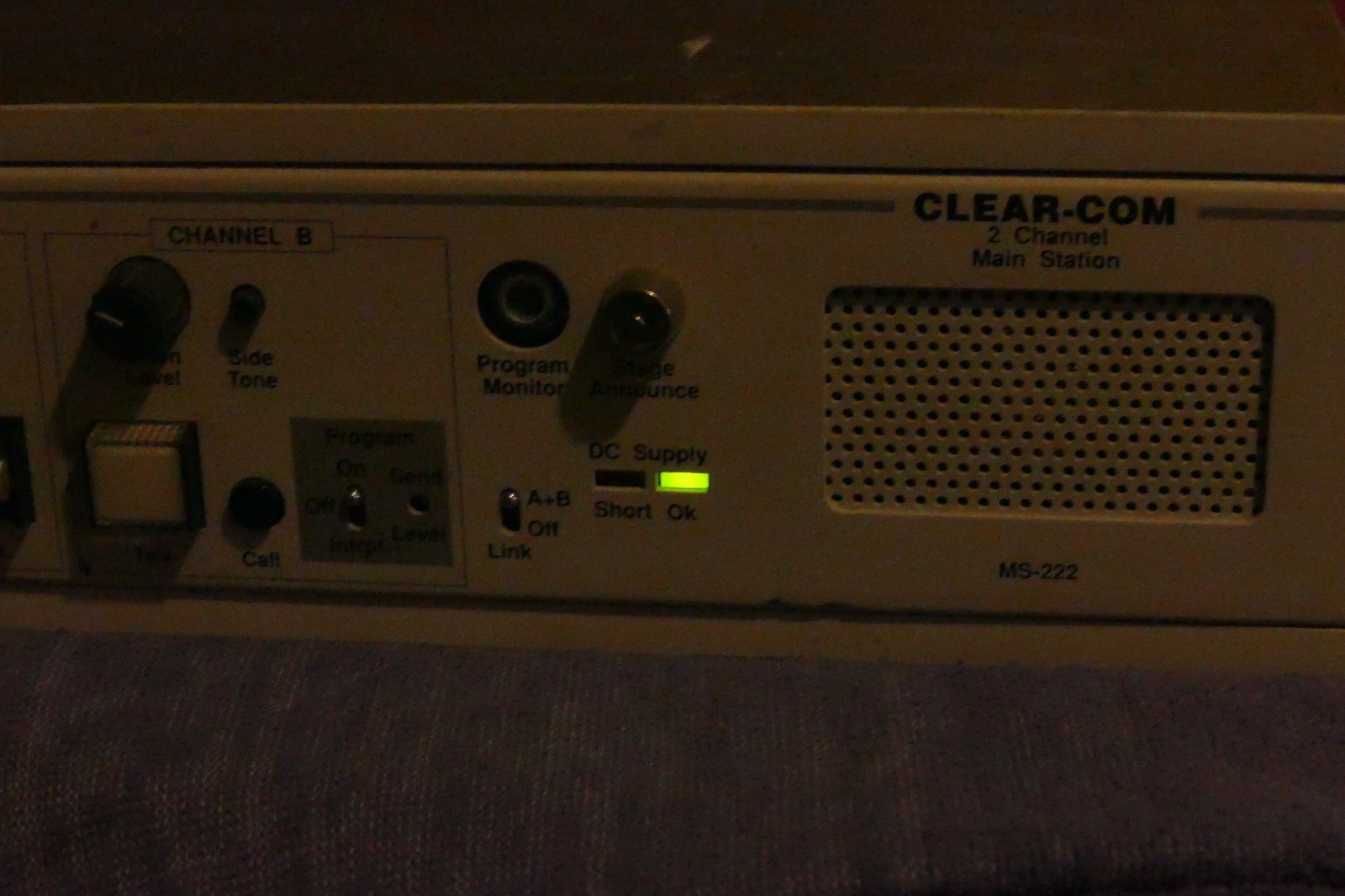 ClearCom MS-222 2-Channel Main Station