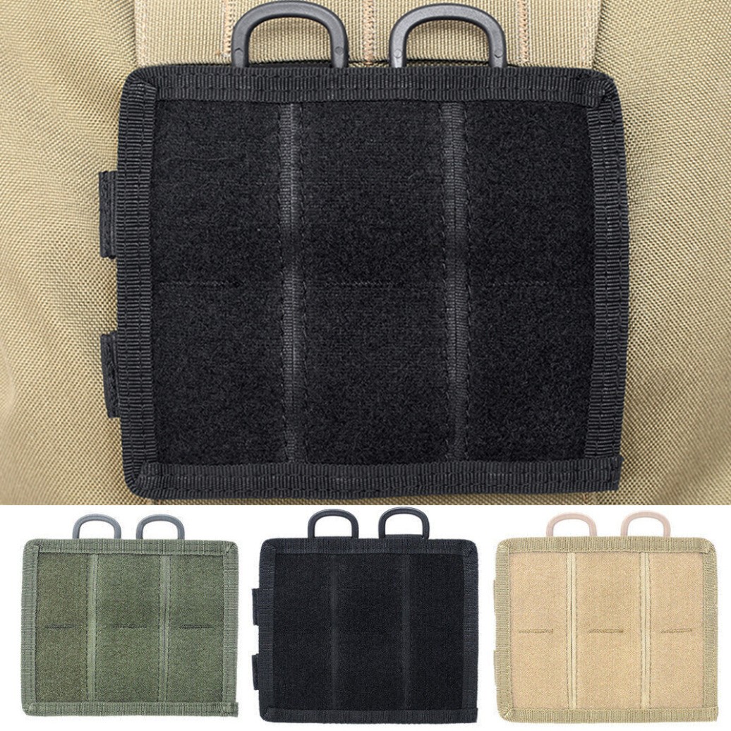 Tactical Molle Placard Hoop and Loop Front Flap Hanging Panel for Chest Rig Vest
