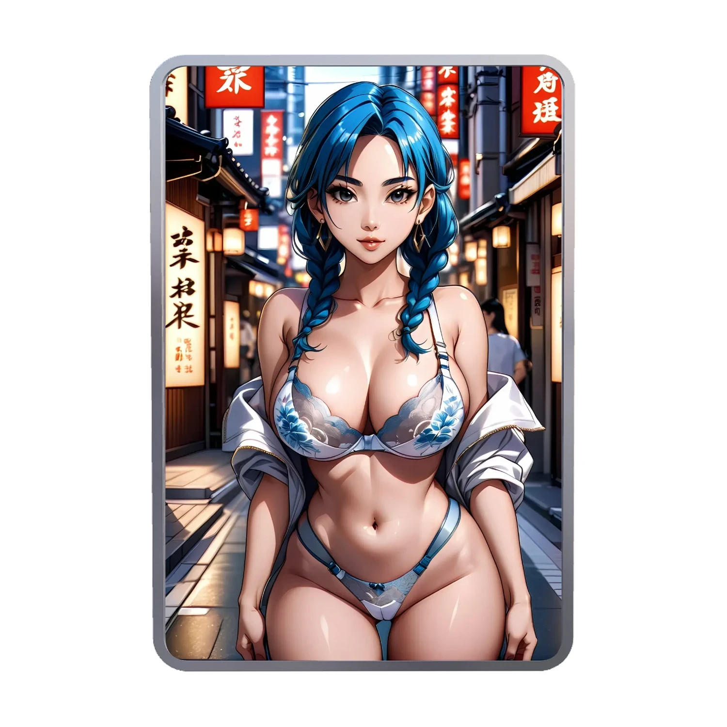 SEXY! 1 oz .999 Fine Silver Colorized Naughty Art Bar – Limited