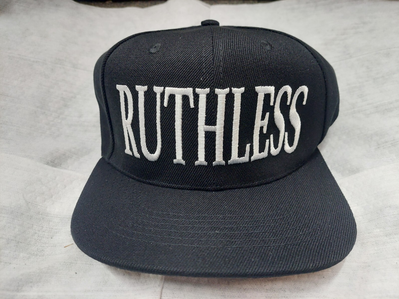 Ruthless Records and NWA snapback adult Flat Bill Hat Cap Black lot of 2