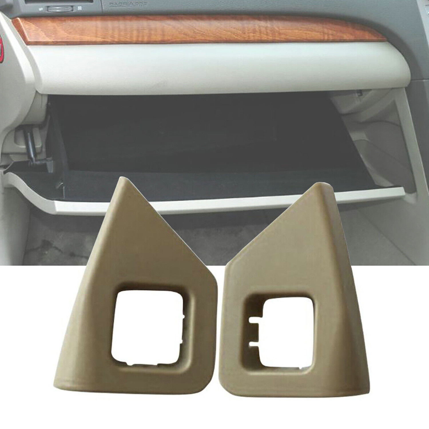 Left + Right Glove Box Tool Storage Buckle For 2006-2011 Toyota Camry