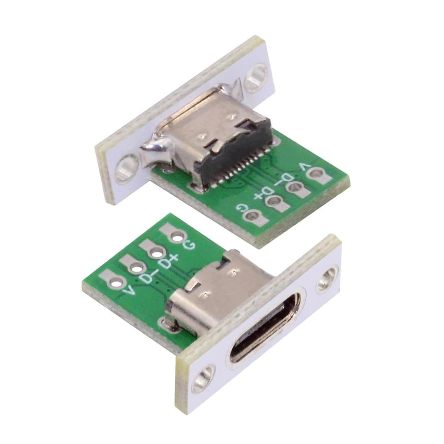 NFHK DIY OEM 5pcs/Set Type C Female Socket Connector Panel Mount Type with PC...
