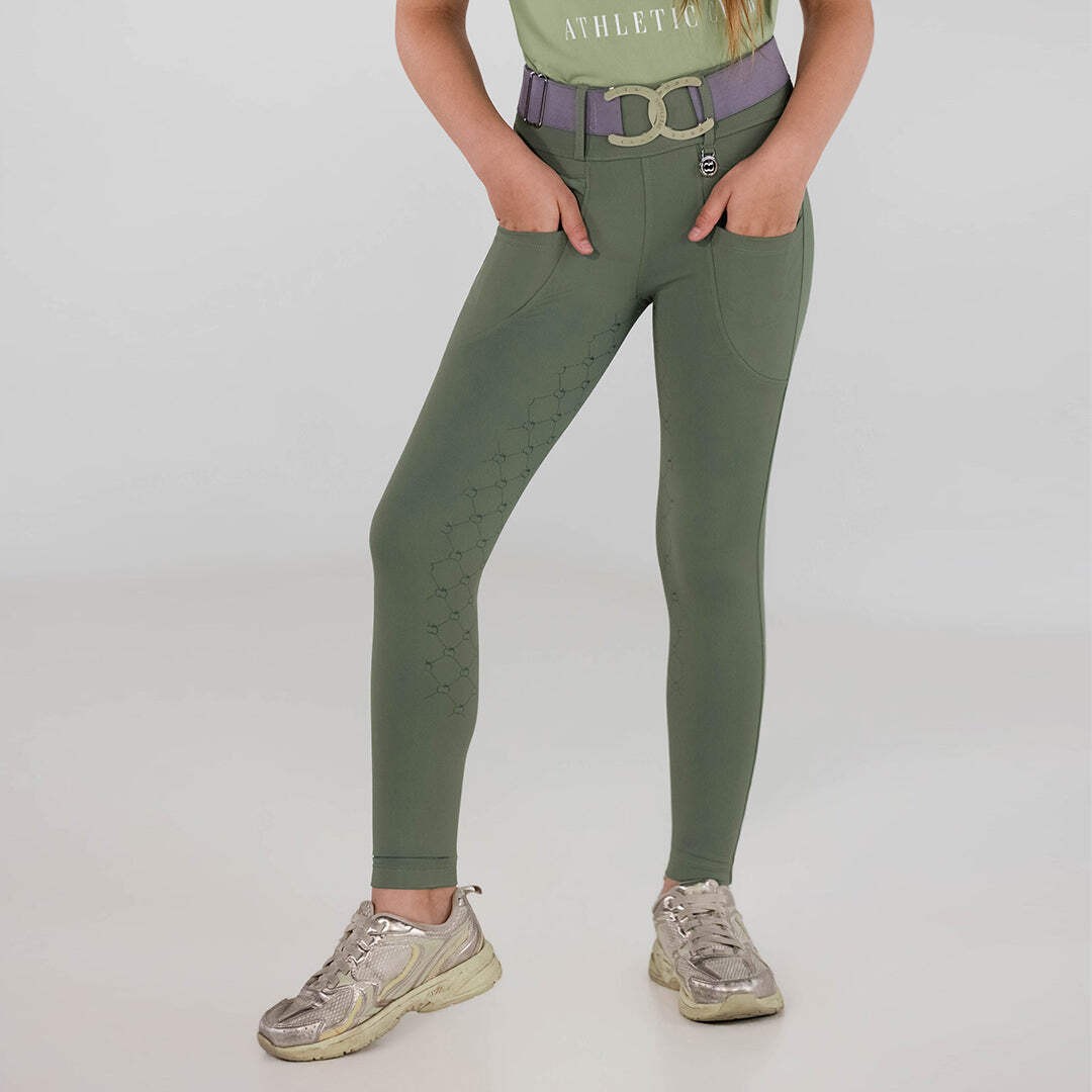 Dapplebay Kids Essential Silicone Full Seat Tights-Rosemary