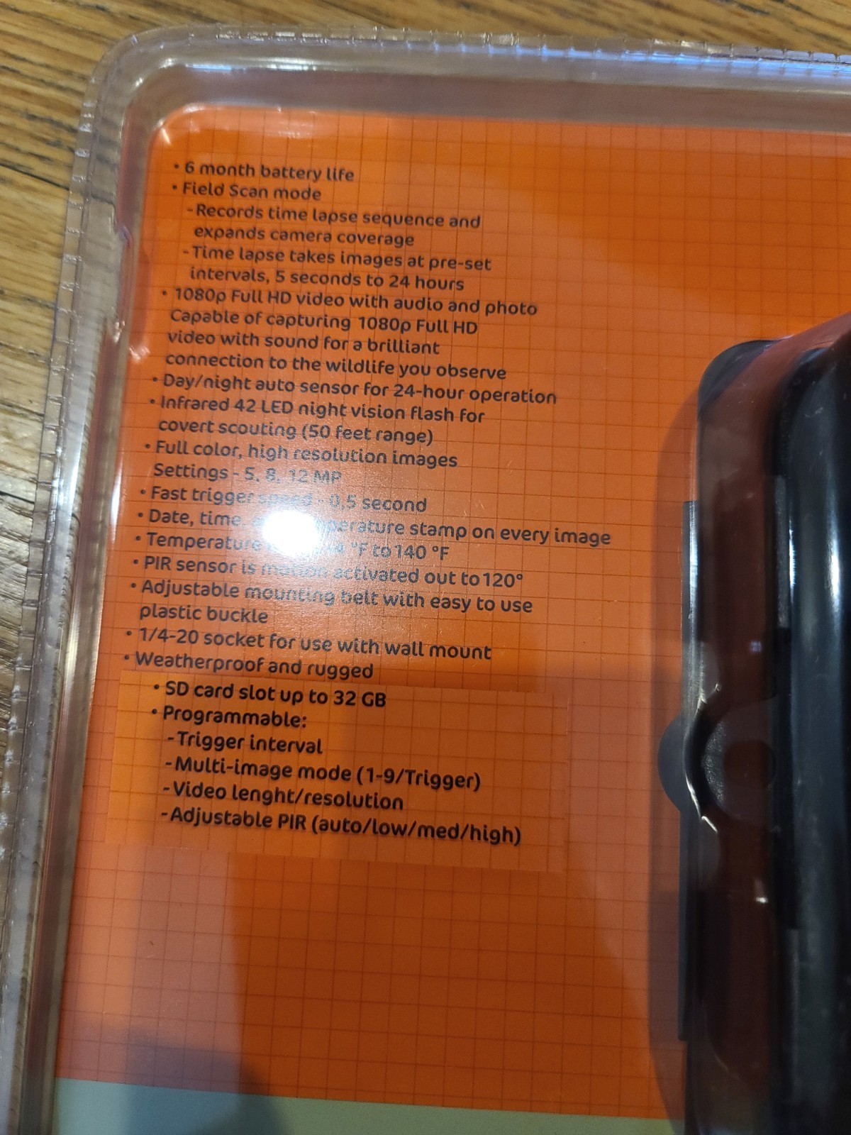 Adventurige Game Trail Camera 1080P Full HD - Sealed