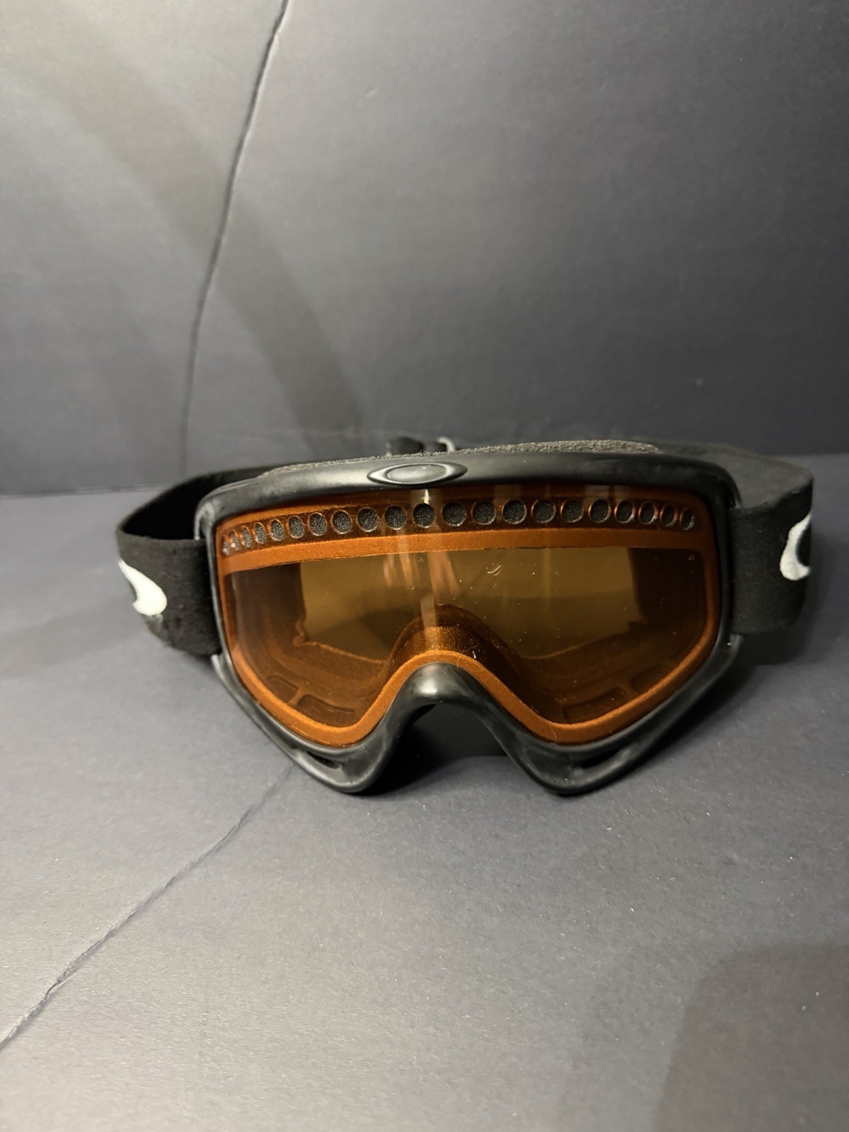 Oakley Ski Goggles - Black Frame, Orange Transparent Lens