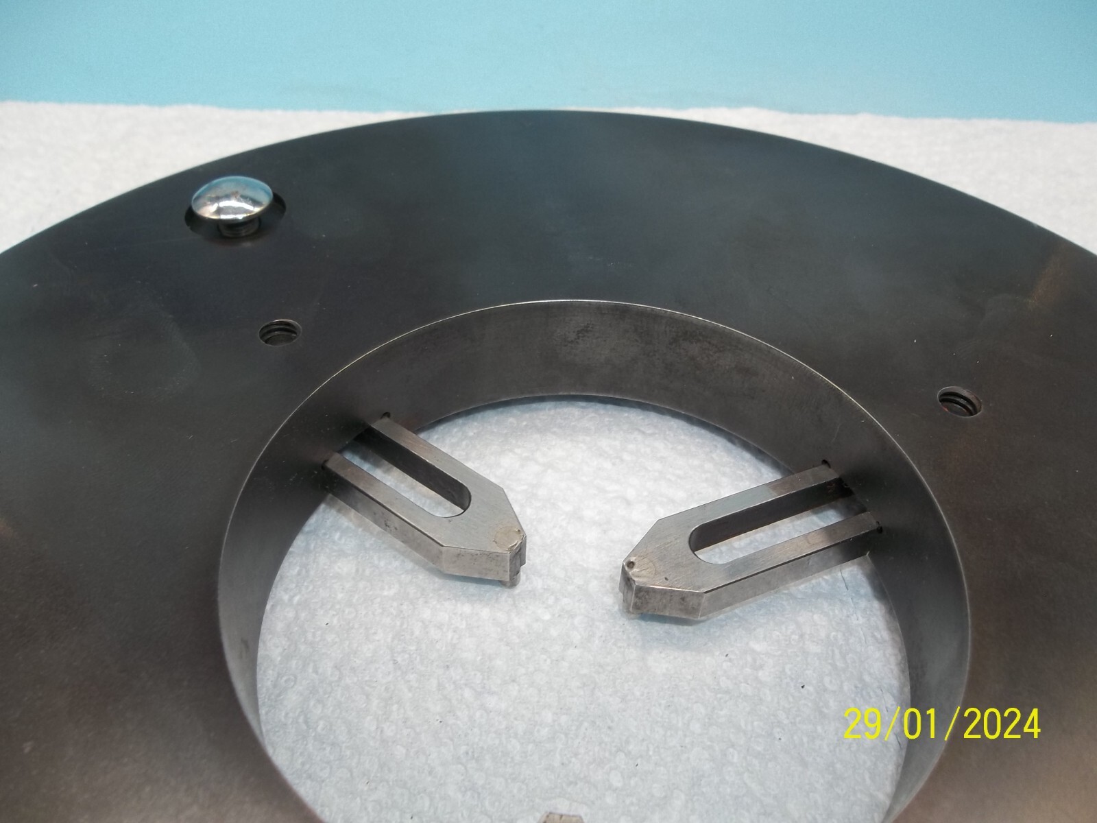 8" Round Metal Inspection Surface Plate (MS-558)