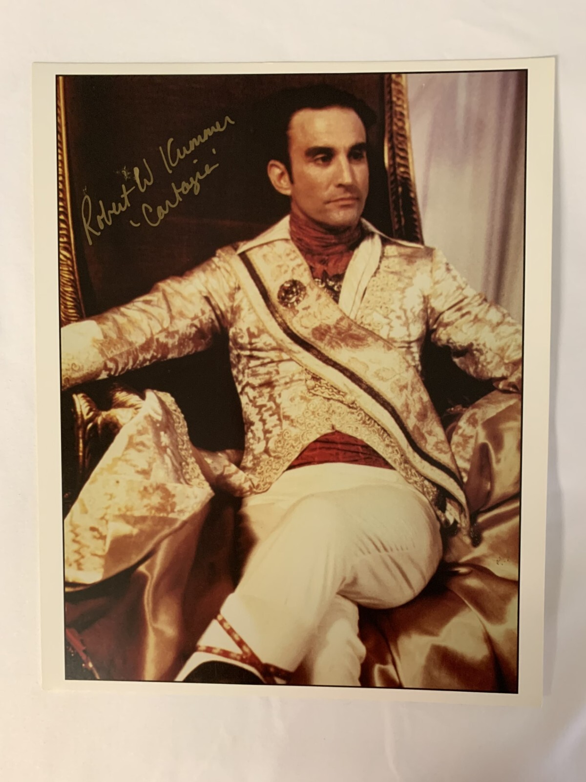 Robert Wotham Krimmer signed photo as Cartagia from Babylon 5