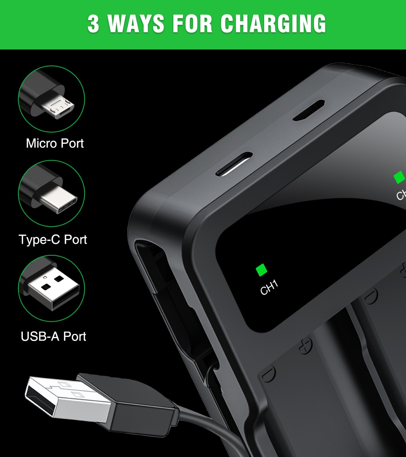 Charging Dock & 2* Xbox Rechargeable Battery Pack for Xbox One Xbox Series X|S