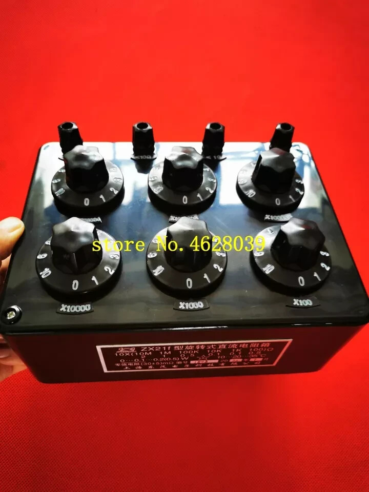 ZX21f 0-111.1110MΩ Variable Resistance Box Decade Resistor For Physics Teaching