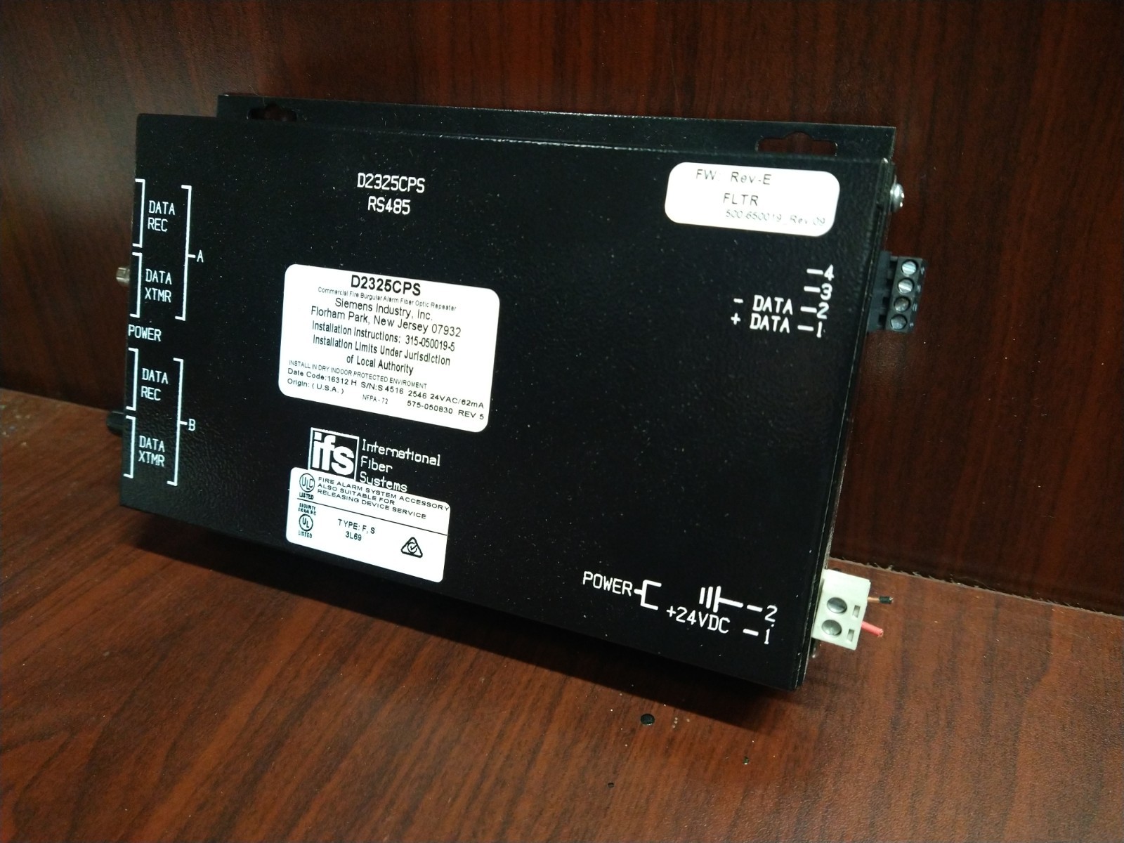 D2325CPS FIBER DRIVER, USED, WORKING, VERY GOOD CONDITION