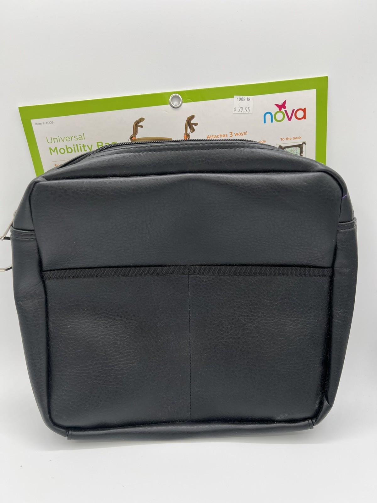 Nova Universal Mobility Bag Classic Black Walker Wheelchair Pouch 4009BK NEW