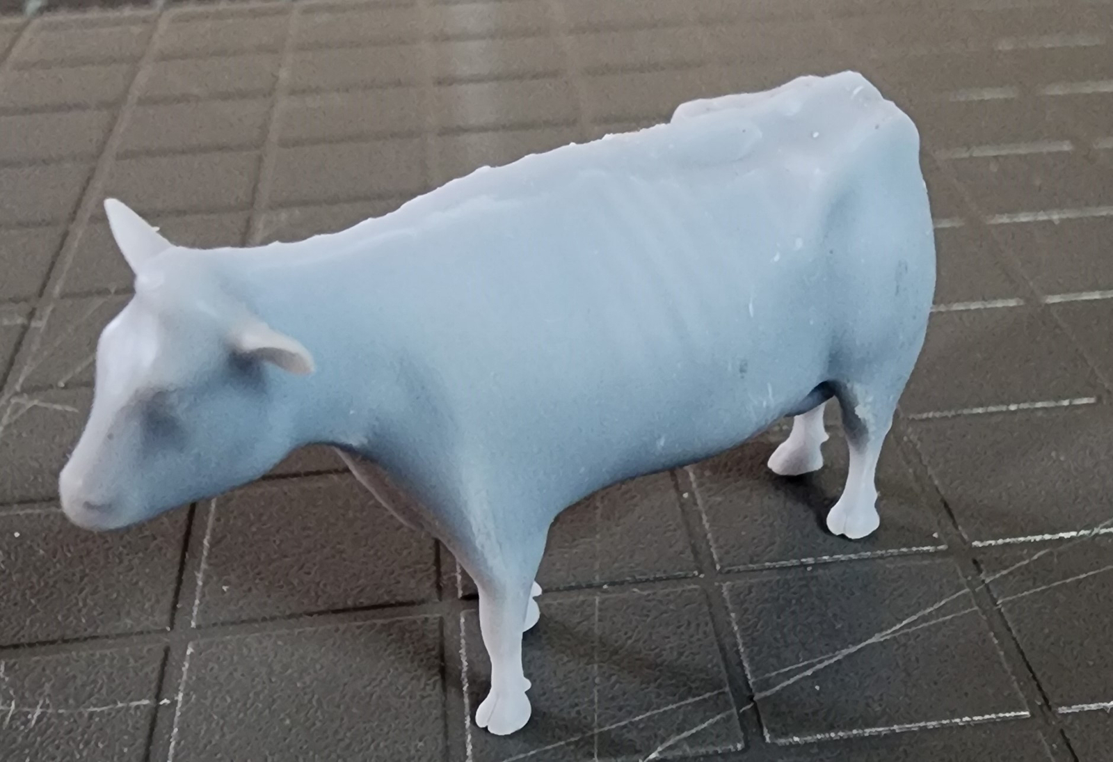 1/64 3D Printed Dairy Cow Standing Looking Forward