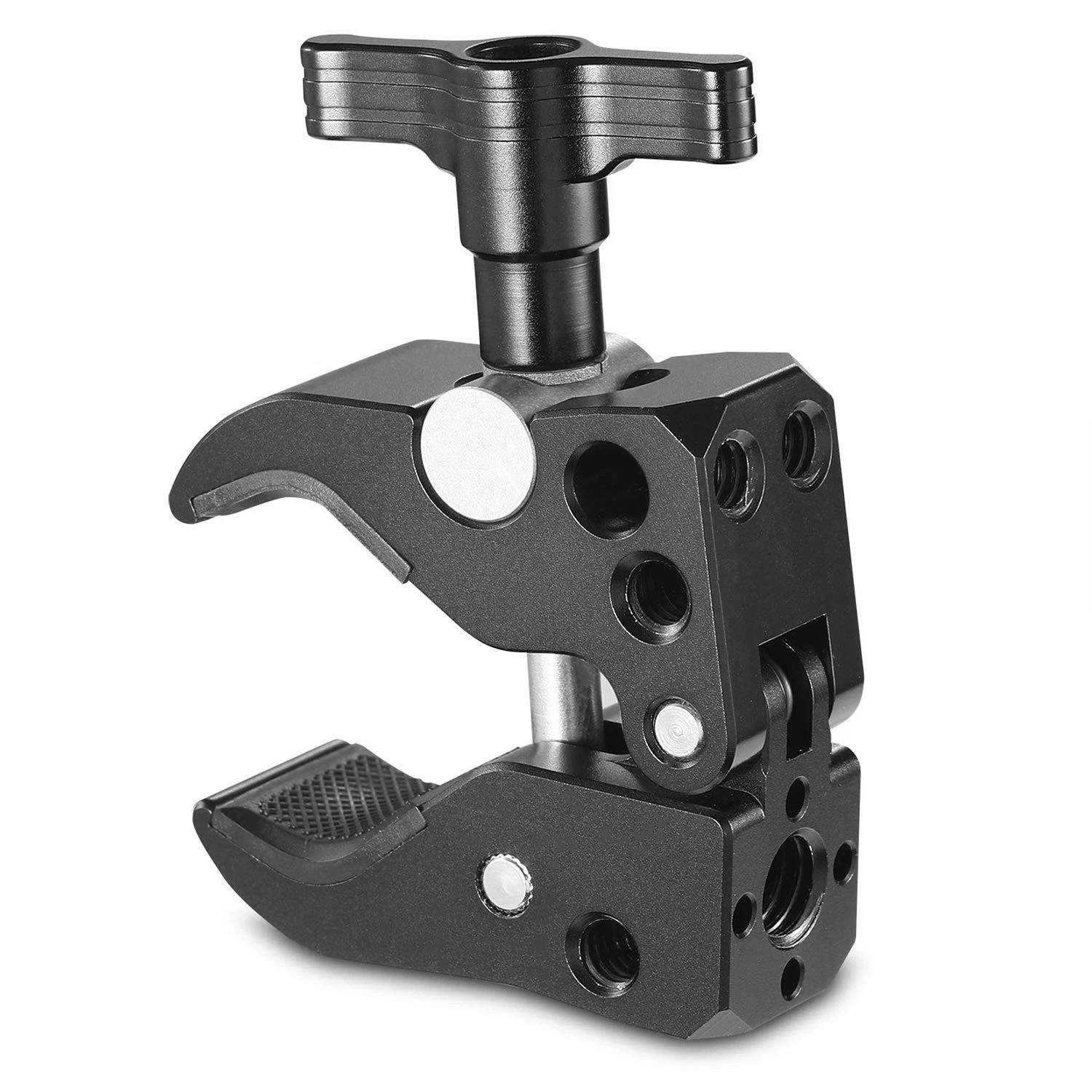 SMALLRIG Super Clamp with 1/4’’ Thread Holes, 3/8’’ Locating Pin for ARRI Standa