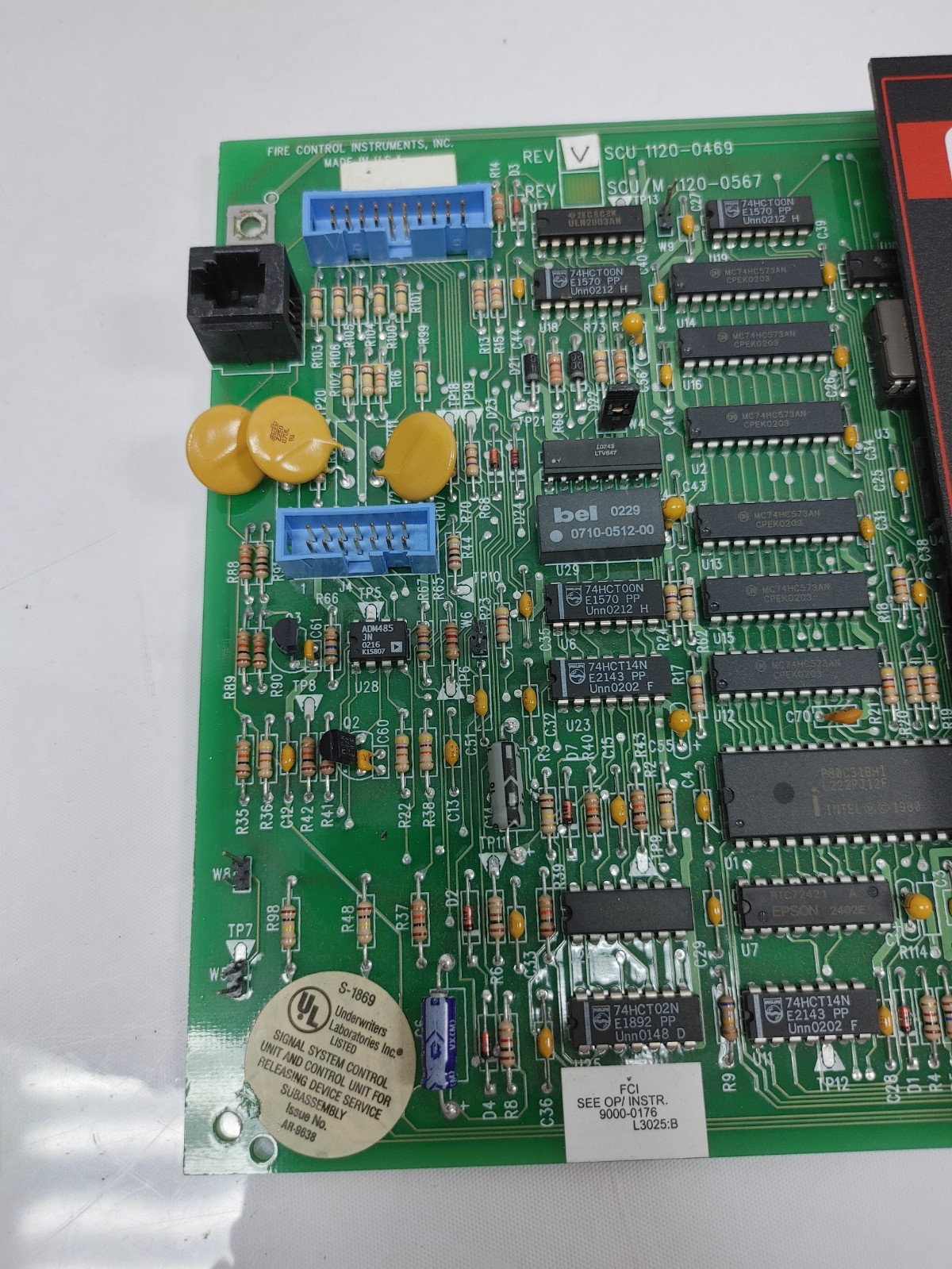 Fire Control Instruments 1120-0469 REV V 7200 Series System Control Unit