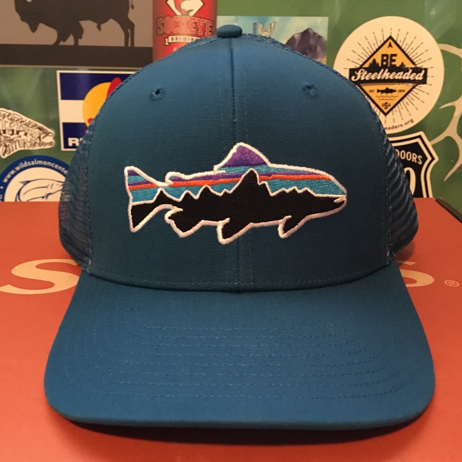 Patagonia Fitz Roy trout trucker hat FA2015